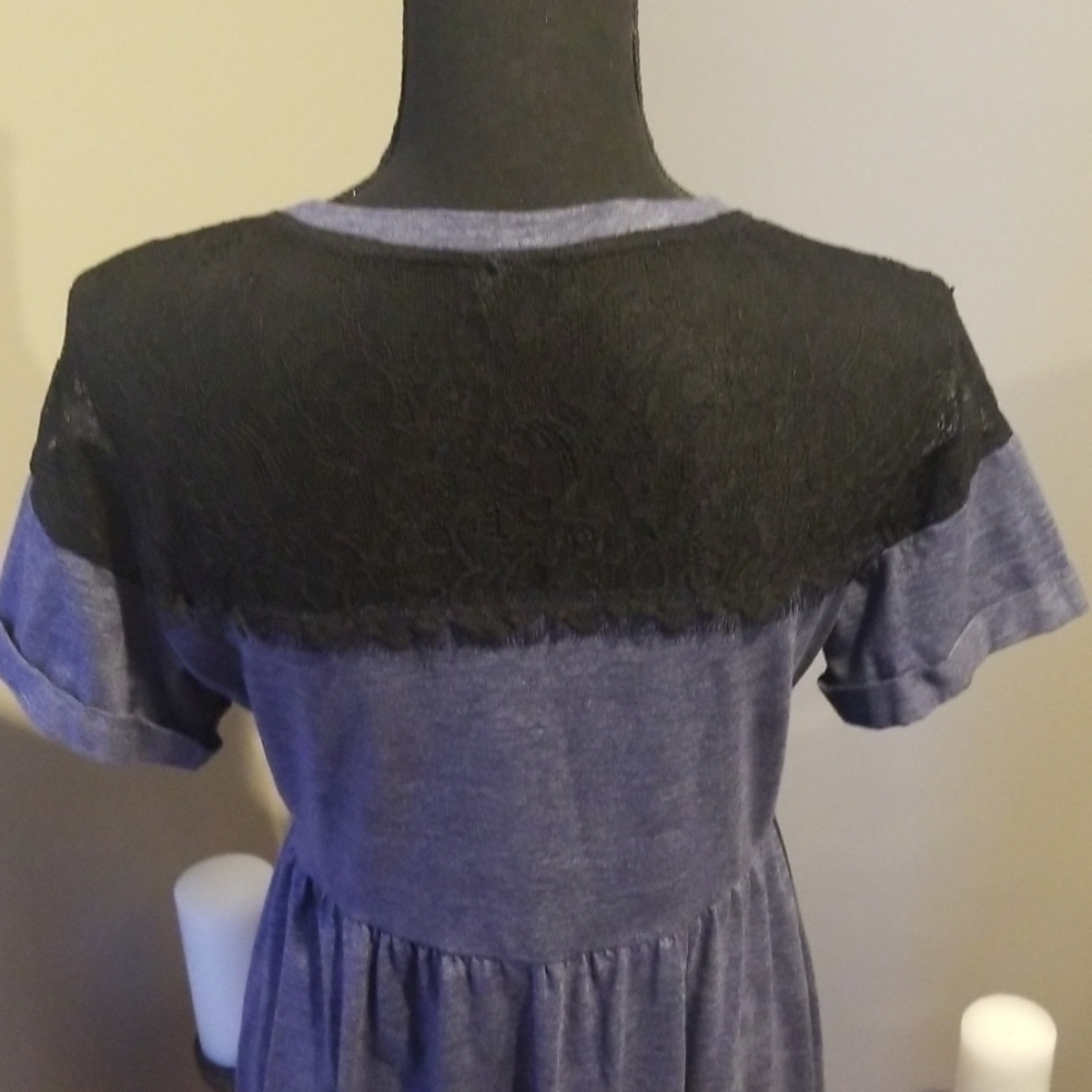 NWOT Topshop dress with lace shoulders size 8 - Picture 3 of 6